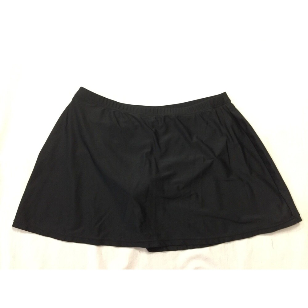 SUN STREAK WOMENS SWIM SKIRT SKORT WITH BUILT BIKINI SIZE 16